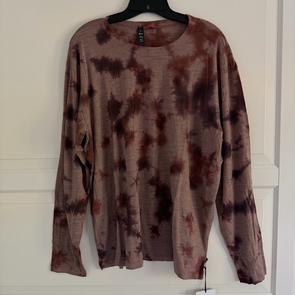 New! Lululemon Men's Lab Wool-Blend Tie Dye Long Sleeve Shirt XL 41414 - Picture 6 of 10